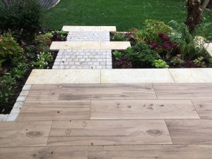 Treppe Terrasse Travertin Naturstein